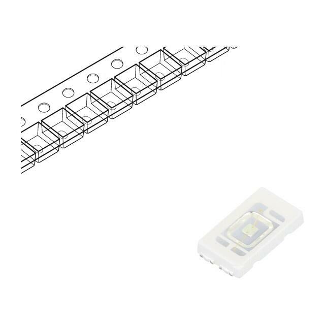 LITEON LED; green; SMD; 36÷64lm; 3÷3