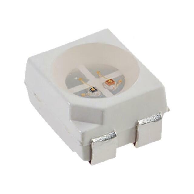 BIVAR LED; green/yellow; SMD; PLCC4; 1