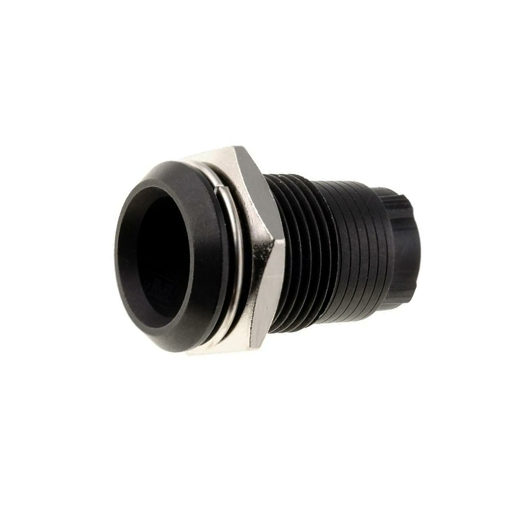 SIGNAL-CONSTRUCT LED holder; 10mm; metal; concave