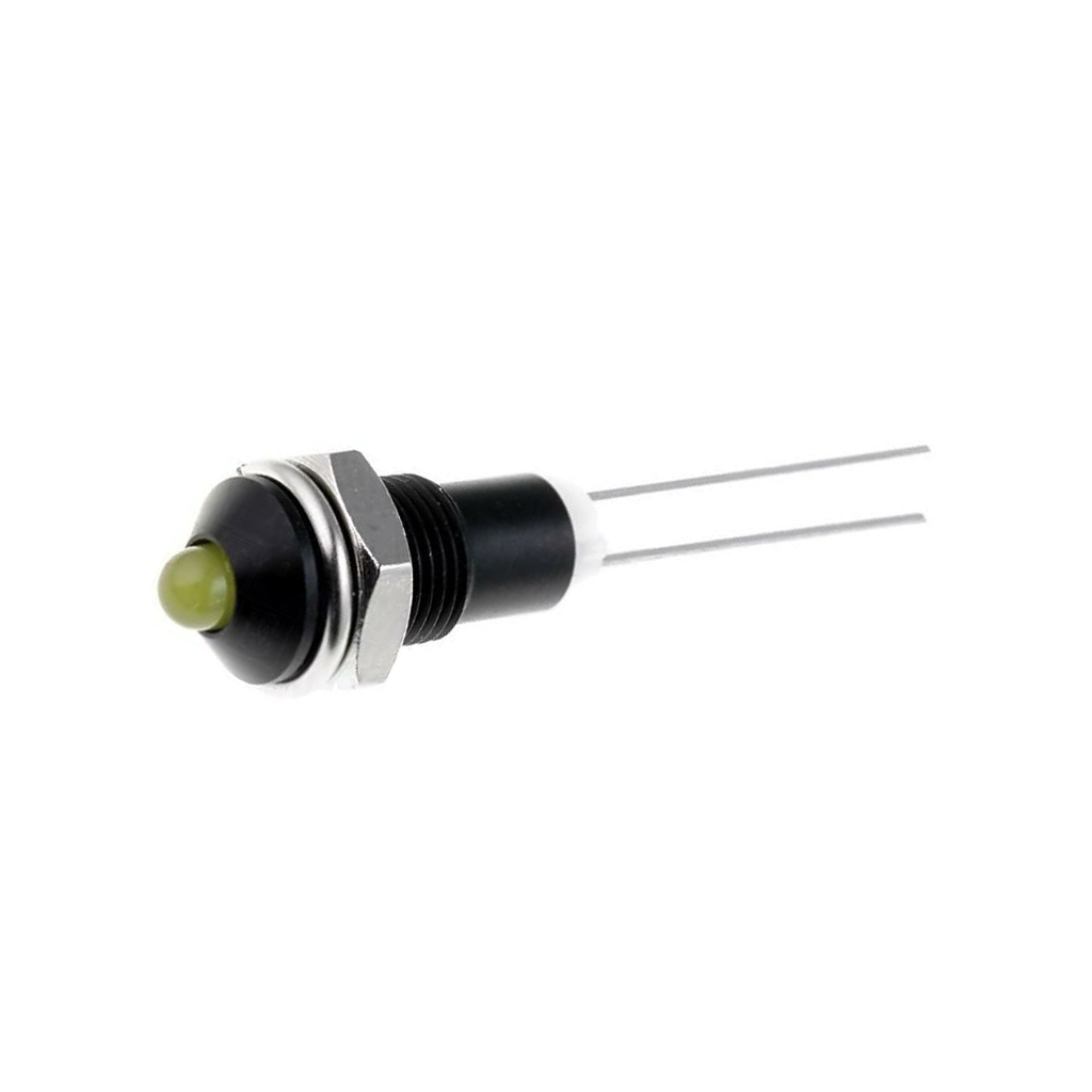 SIGNAL-CONSTRUCT LED holder; 3mm; metal; convex