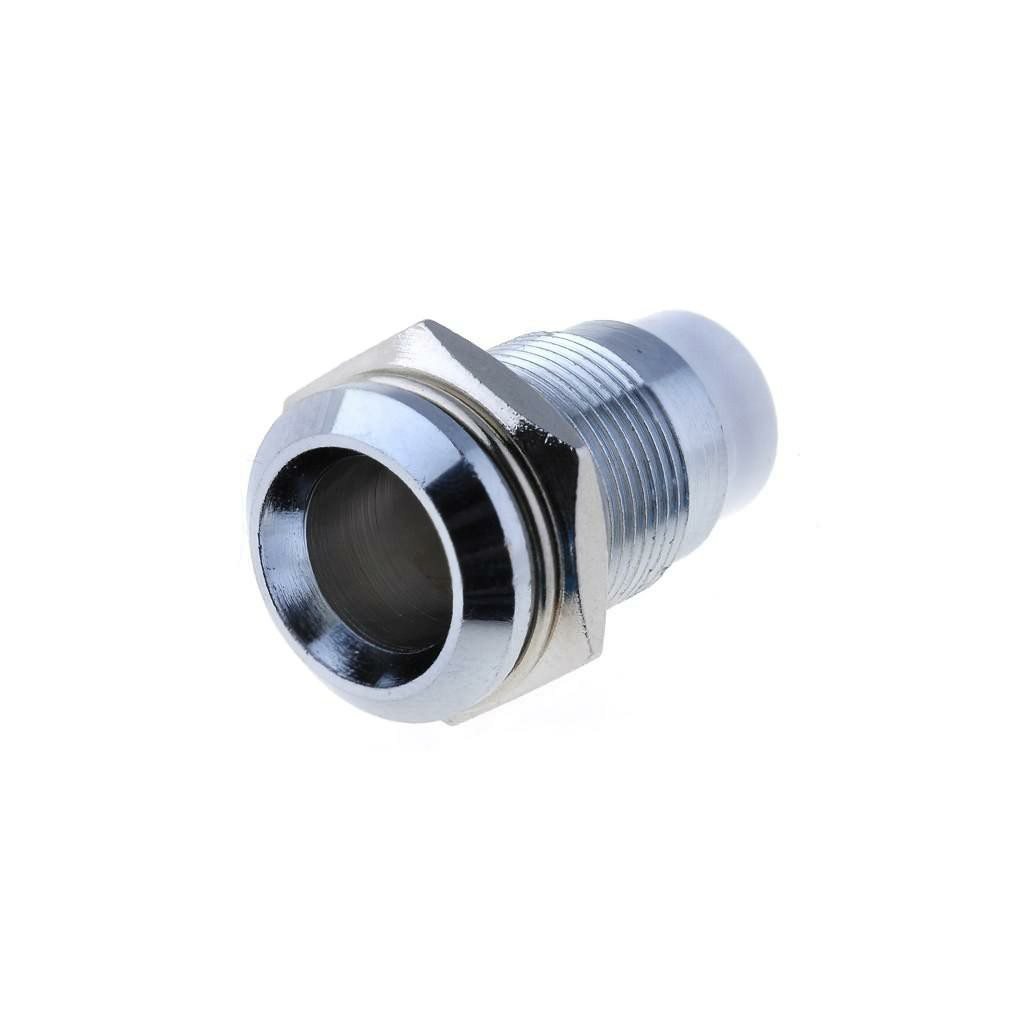 SIGNAL-CONSTRUCT LED holder; 8mm; chromium; metal