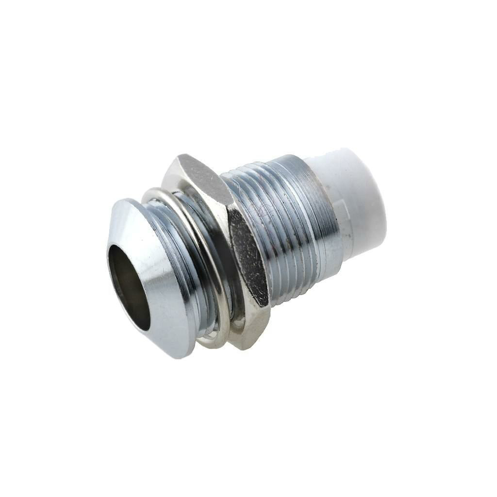 SIGNAL-CONSTRUCT LED holder; 8mm; chromium; metal