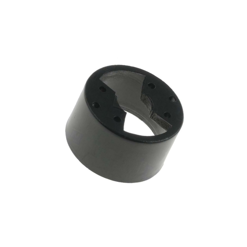 OPTOSUPPLY LED housing; 8mm; black |