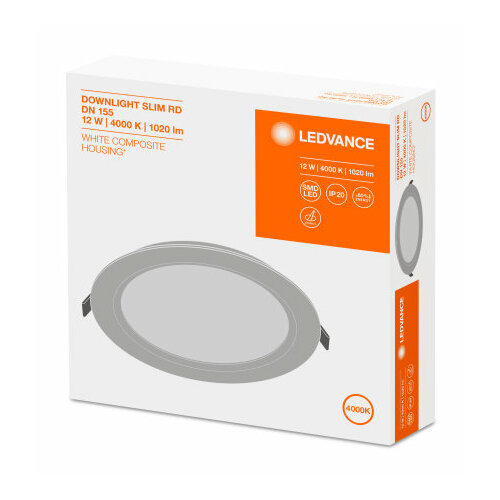 LEDVANCE LED iebūvējams panelis 12W 4000K