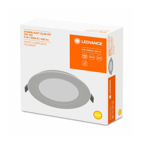 LEDVANCE LED iebūvējams panelis 6W 3000K