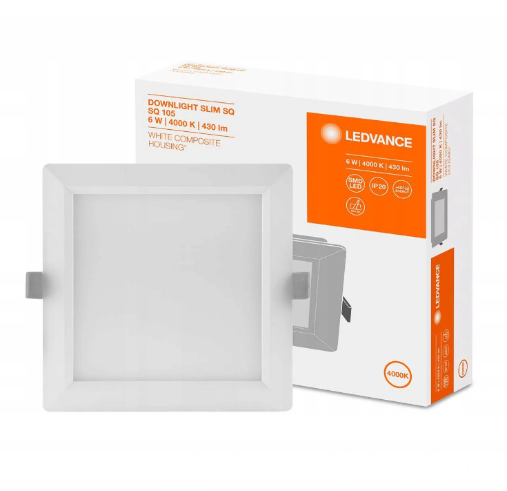 LEDVANCE LED iebūvējams panelis 6W 4000K