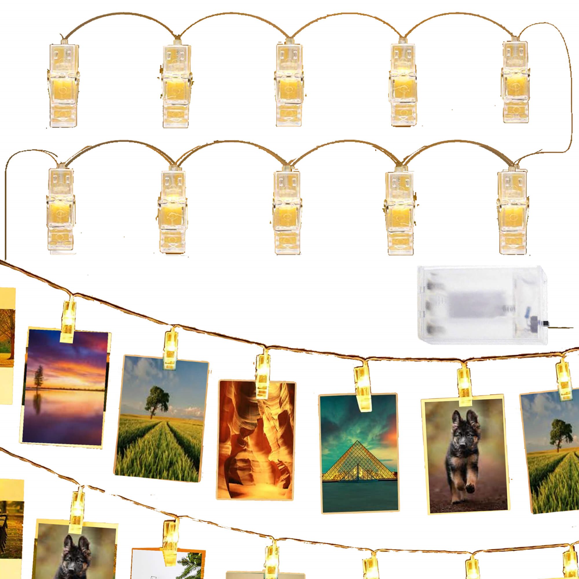 LED klipši fotogrāfijām Springos CL4131, 10