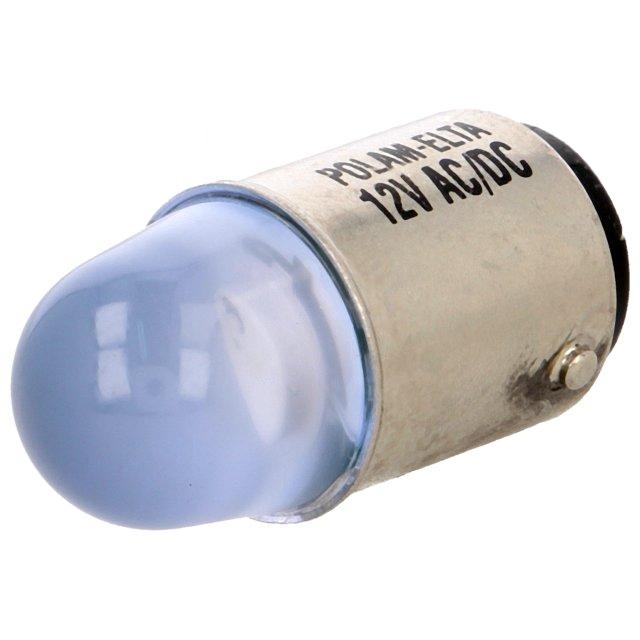 POLAM-ELTA LED lamp; BA15D; blue; 12VDC