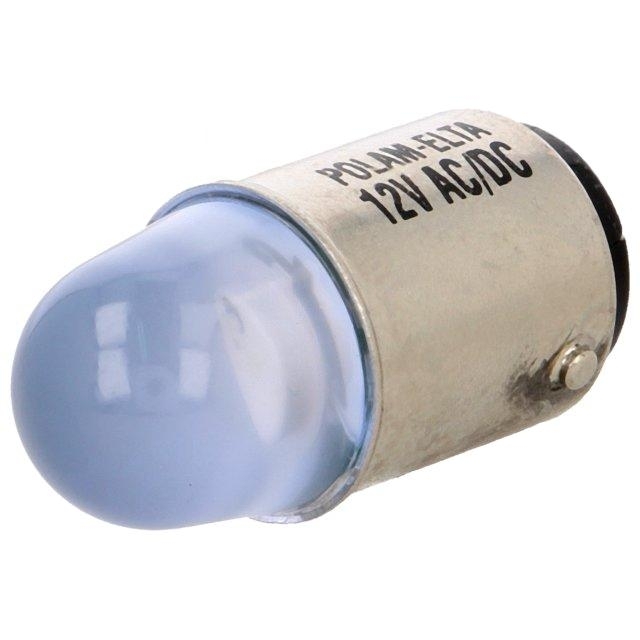 POLAM-ELTA LED lamp; BA15D; blue; 24VDC