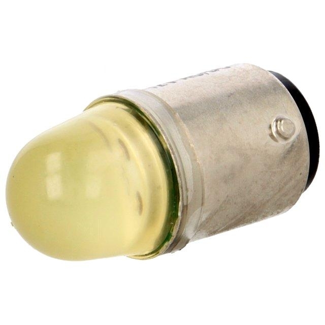 POLAM-ELTA LED lamp; BA15D; yellow; 12VDC