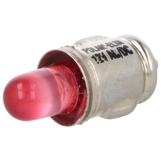 POLAM-ELTA LED lamp; BA7S; red; 12VDC