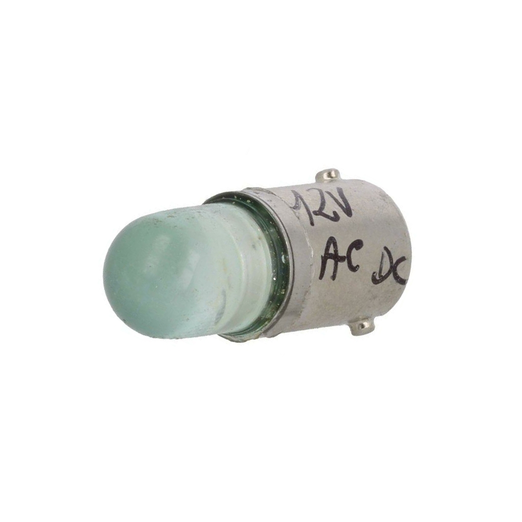 POLAM-ELTA LED lamp; BA9S; green; 12VDC