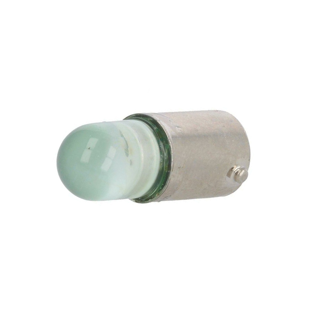POLAM-ELTA LED lamp; BA9S; green; 220VDC