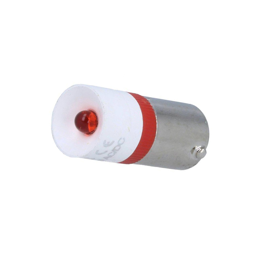 SIGNAL-CONSTRUCT LED lamp; BA9S; red; 230VAC