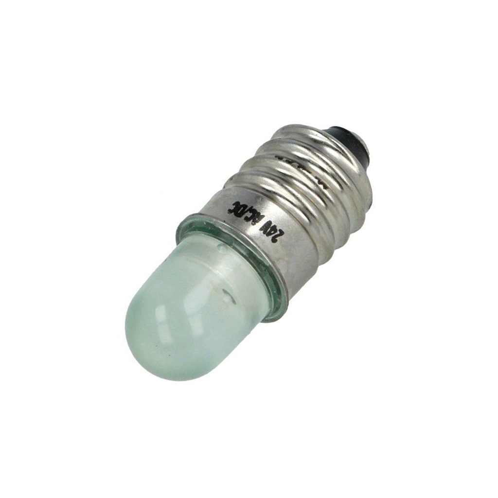 POLAM-ELTA LED lamp; E10; green; 24VDC
