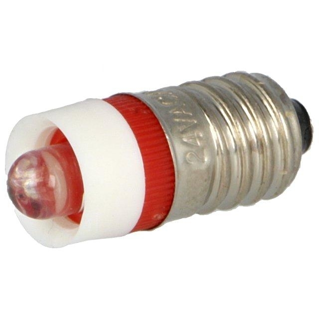 BRIGHTMASTER LED lamp; E10; red; 24VDC