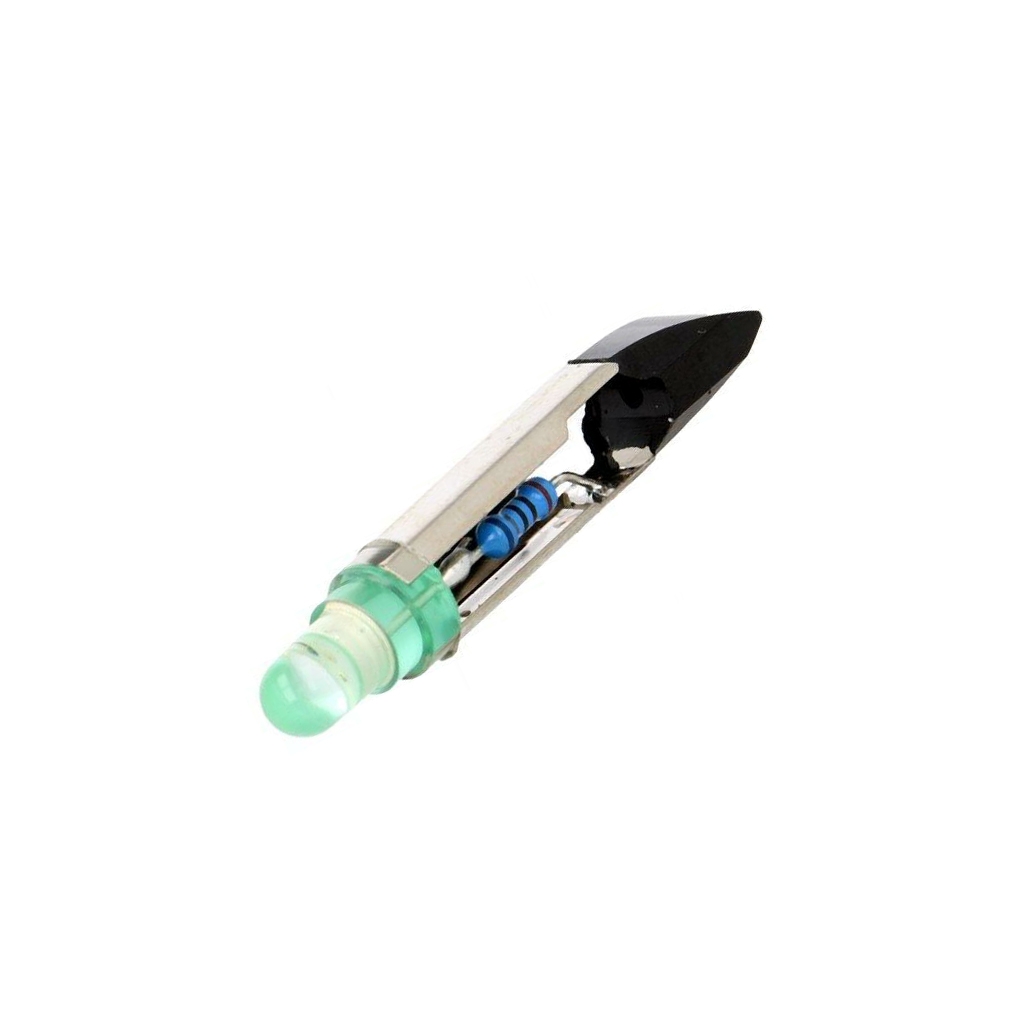 POLAM-ELTA LED lamp; T6,8; green