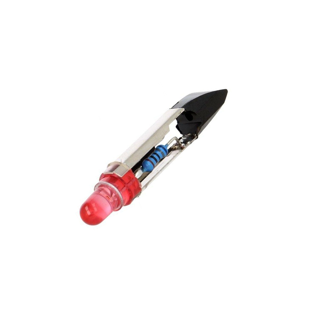 POLAM-ELTA LED lamp; T6,8; red
