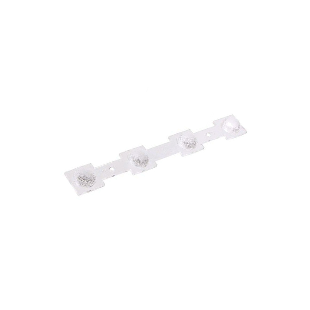 LEDIL LED lens; rectangular; transparent; 50°