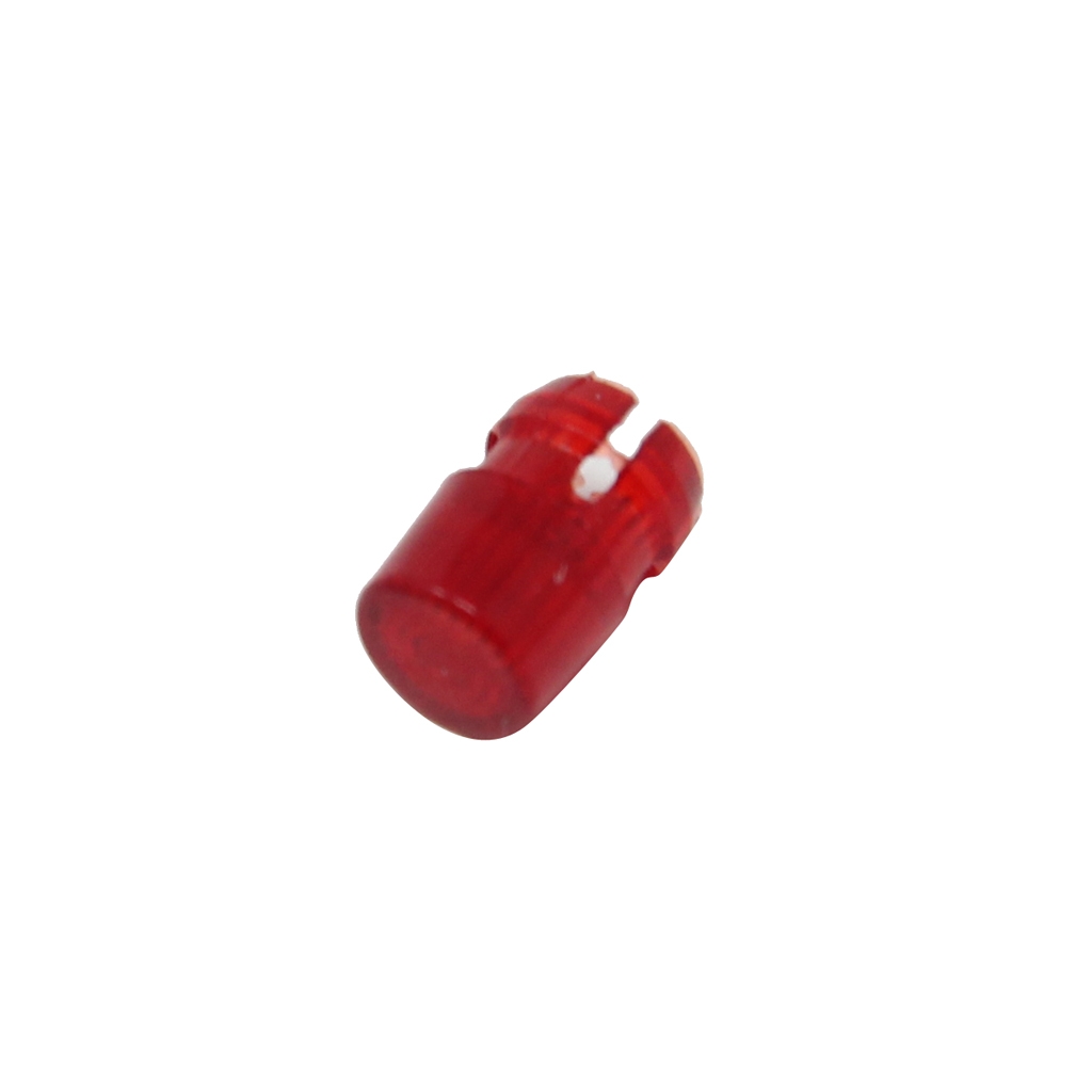 KEYSTONE LED lens; round; red; 3mm