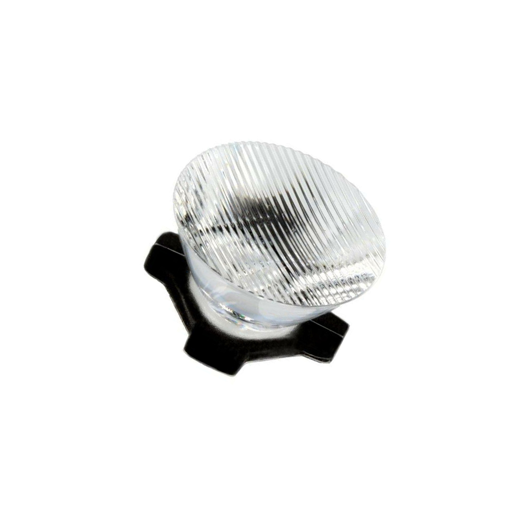 LEDIL LED lens; round; transparent; 8/55°