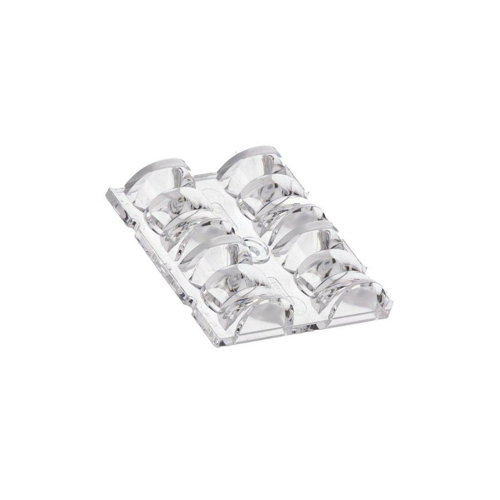 LEDIL LED lens; square; transparent; 19÷30°