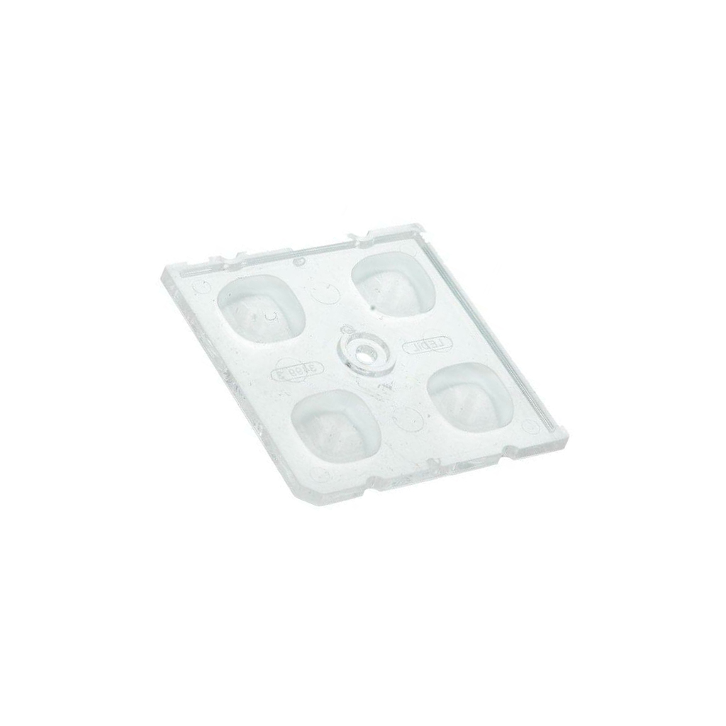 LEDIL LED lens; square; transparent; H: