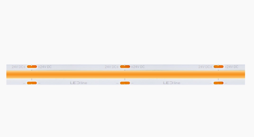 LED lente 24Vdc, 14W/m, COB 528LED/m