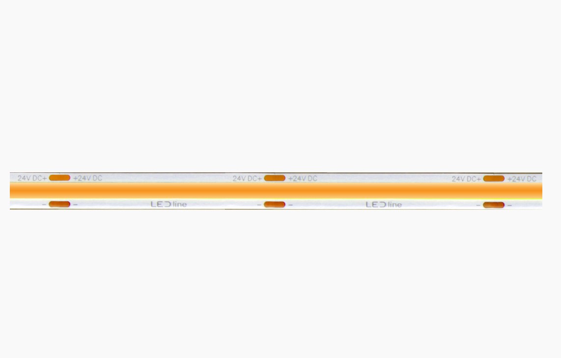 LED lente 24Vdc, 8W/m, COB 320LED/m