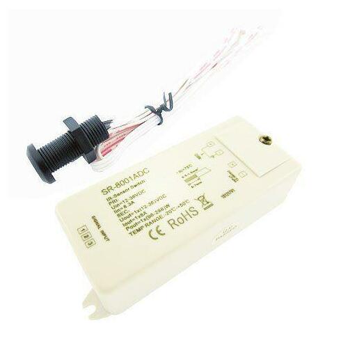 LED lentes sensorais slēdzis ON-OFF 12-36V