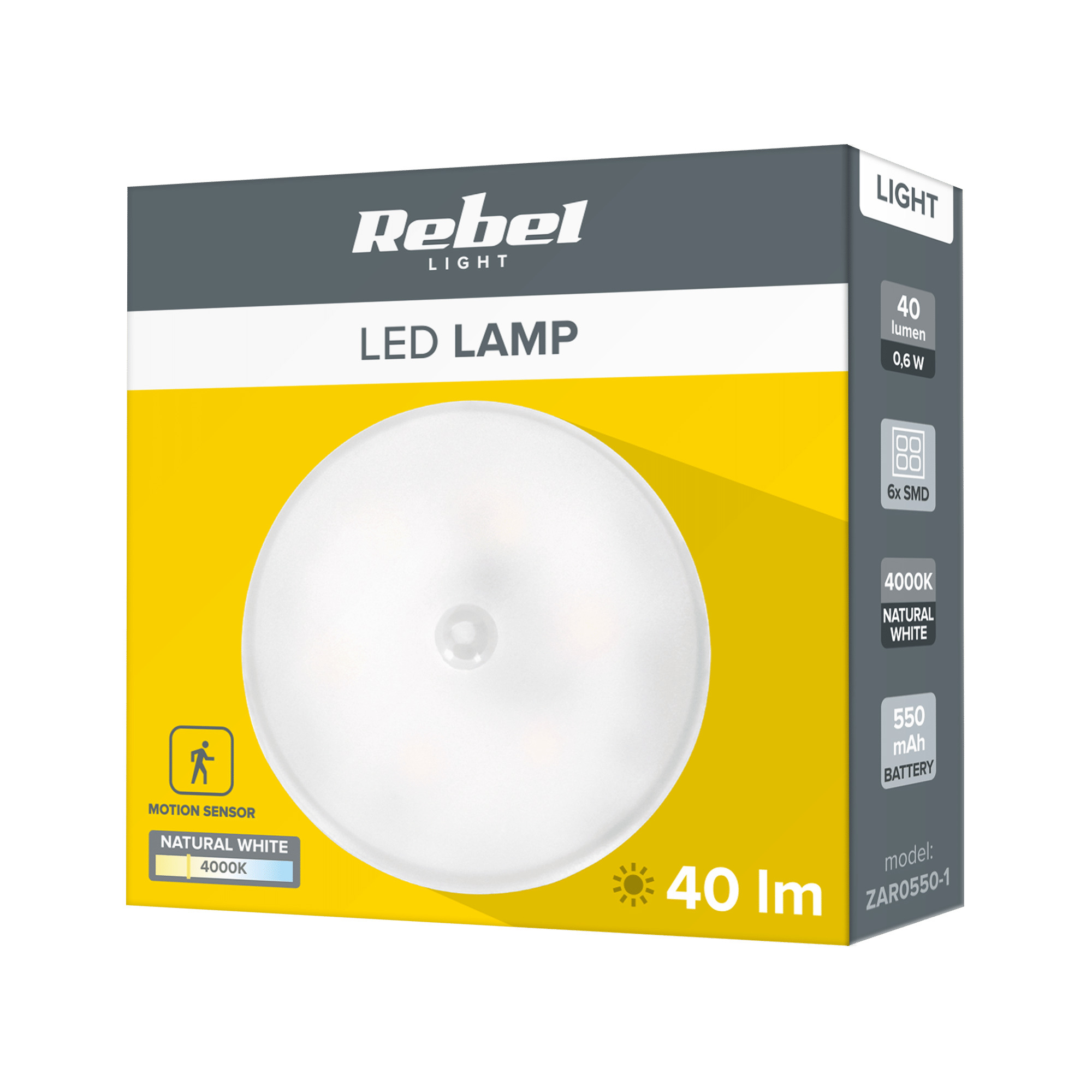 LED nakts lampa ar magnētu |