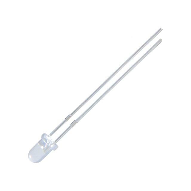 NTE ELECTRONICS LED; orange; 3mm; 2500mcd