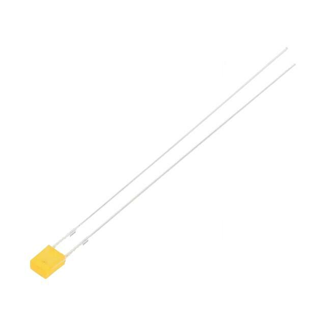 LUCKY LIGHT LED; orange; rectangular; 3