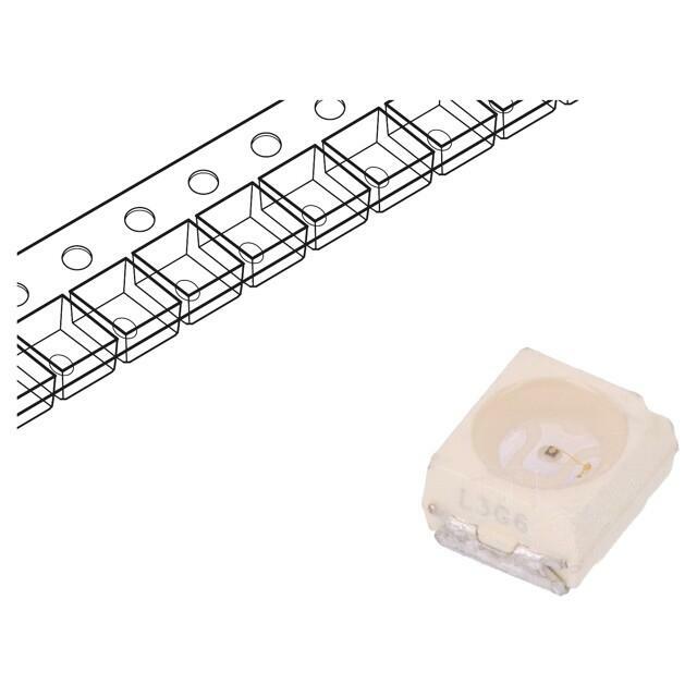 VISHAY LED; orange; SMD; PLCC2; 11