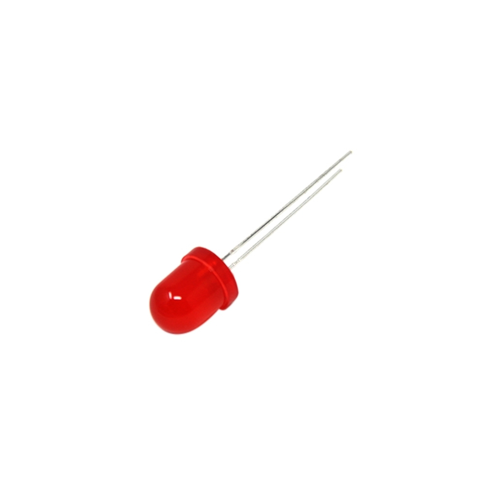 KINGBRIGHT ELECTRONIC LED; red; 10mm; 40÷150mcd