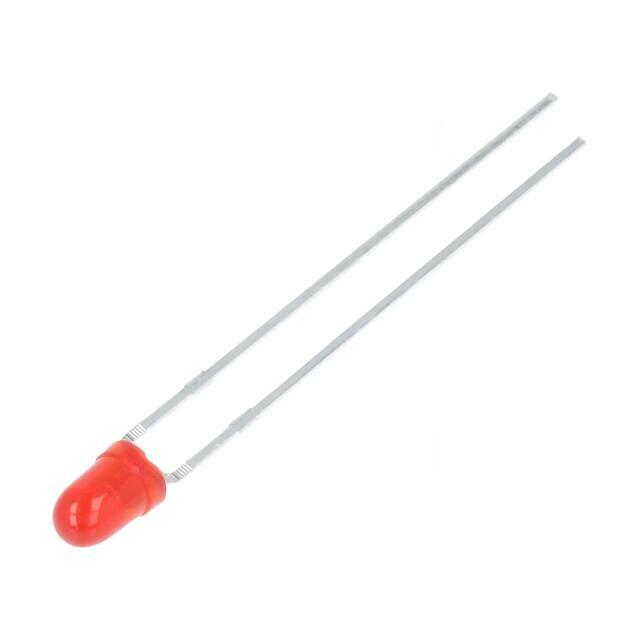 KINGBRIGHT ELECTRONIC LED; red; 3mm; 400÷900mcd
