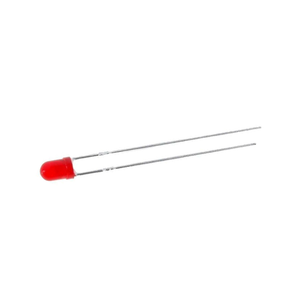 KINGBRIGHT ELECTRONIC LED; red; 3mm; 8÷50mcd