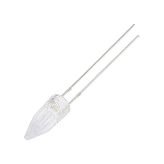 OPTOSUPPLY LED; red; 5mm; 1120÷1560mcd; 100°