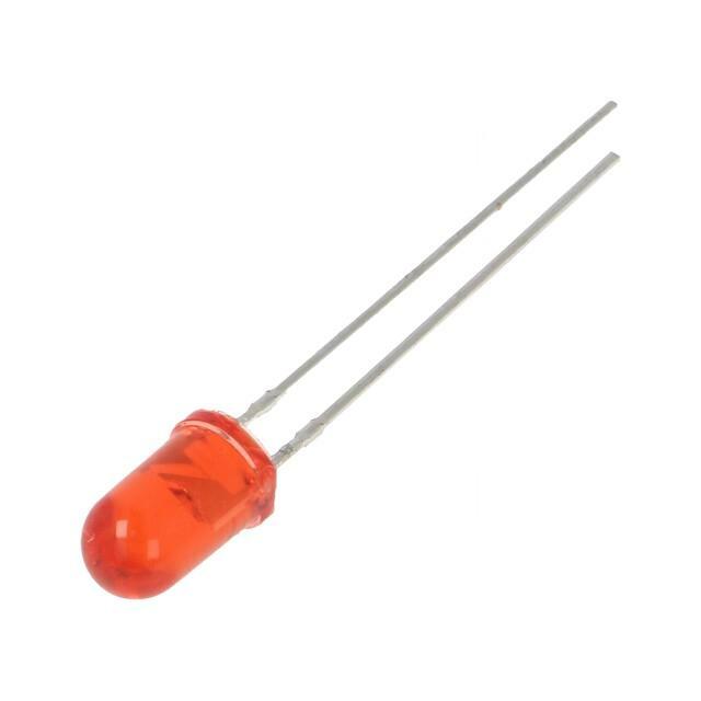 OPTOSUPPLY LED; red; 5mm; 1200mcd; 15°
