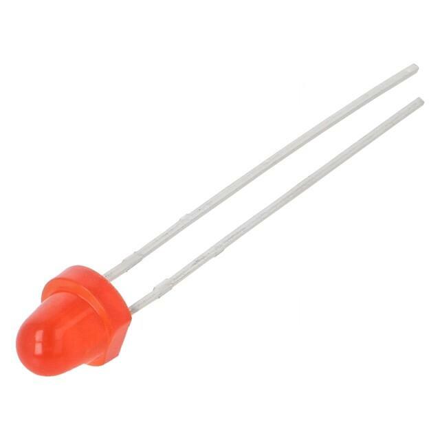 EVERLIGHT LED; red; 5mm; 25÷50mcd; 60°