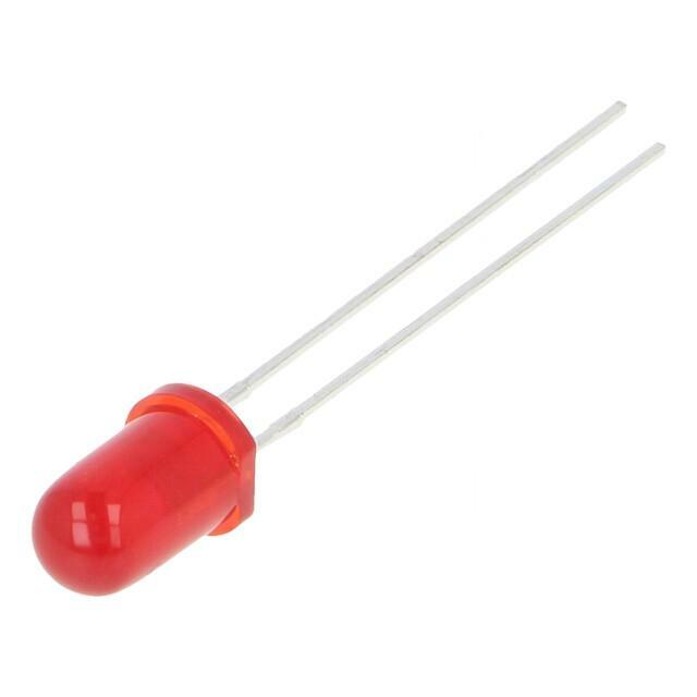 LUMEX LED; red; 5mm; 3mcd; 60°