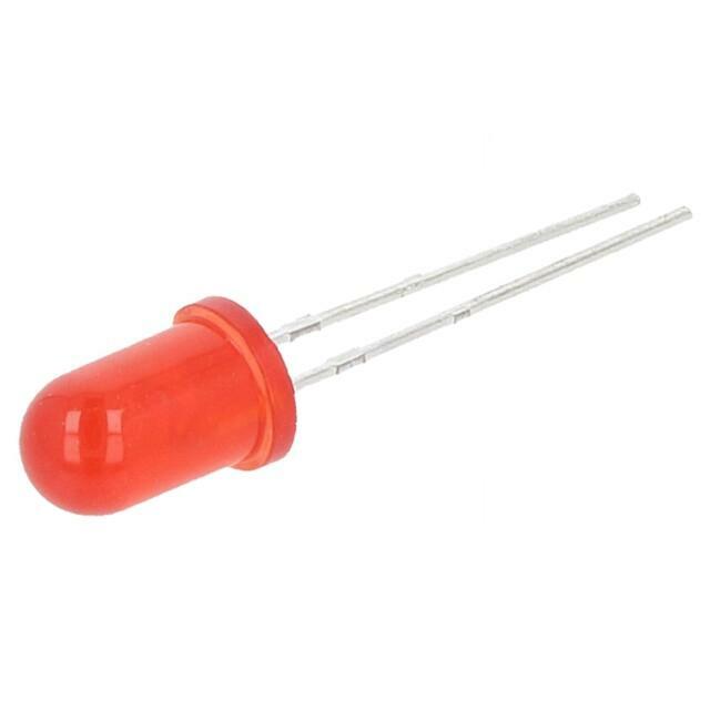 EVERLIGHT LED; red; 5mm; 400mcd; 30°