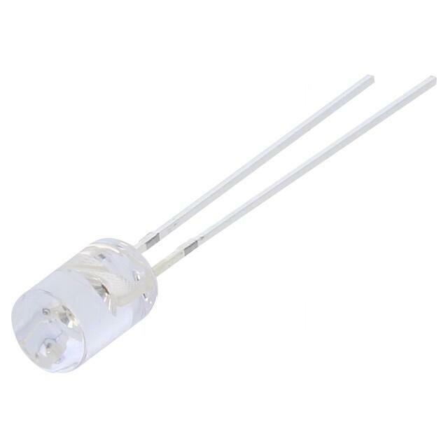 OPTOSUPPLY LED; red; 5mm; 500÷750mcd; 100°
