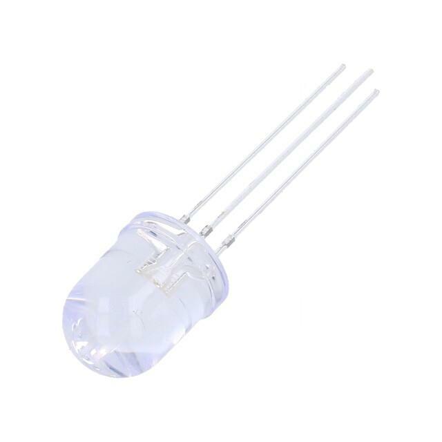 OPTOSUPPLY LED; red/blue; 10mm; 30°; Front: