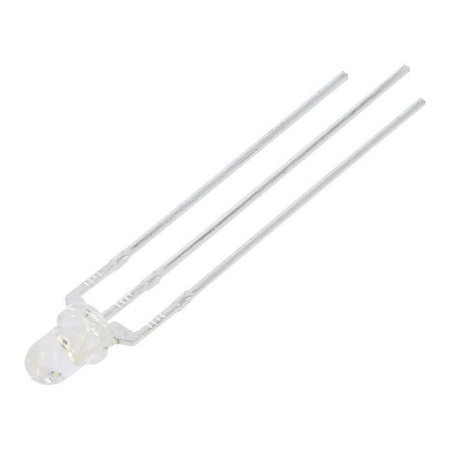 LUCKY LIGHT LED; red/blue; 3mm; 30°