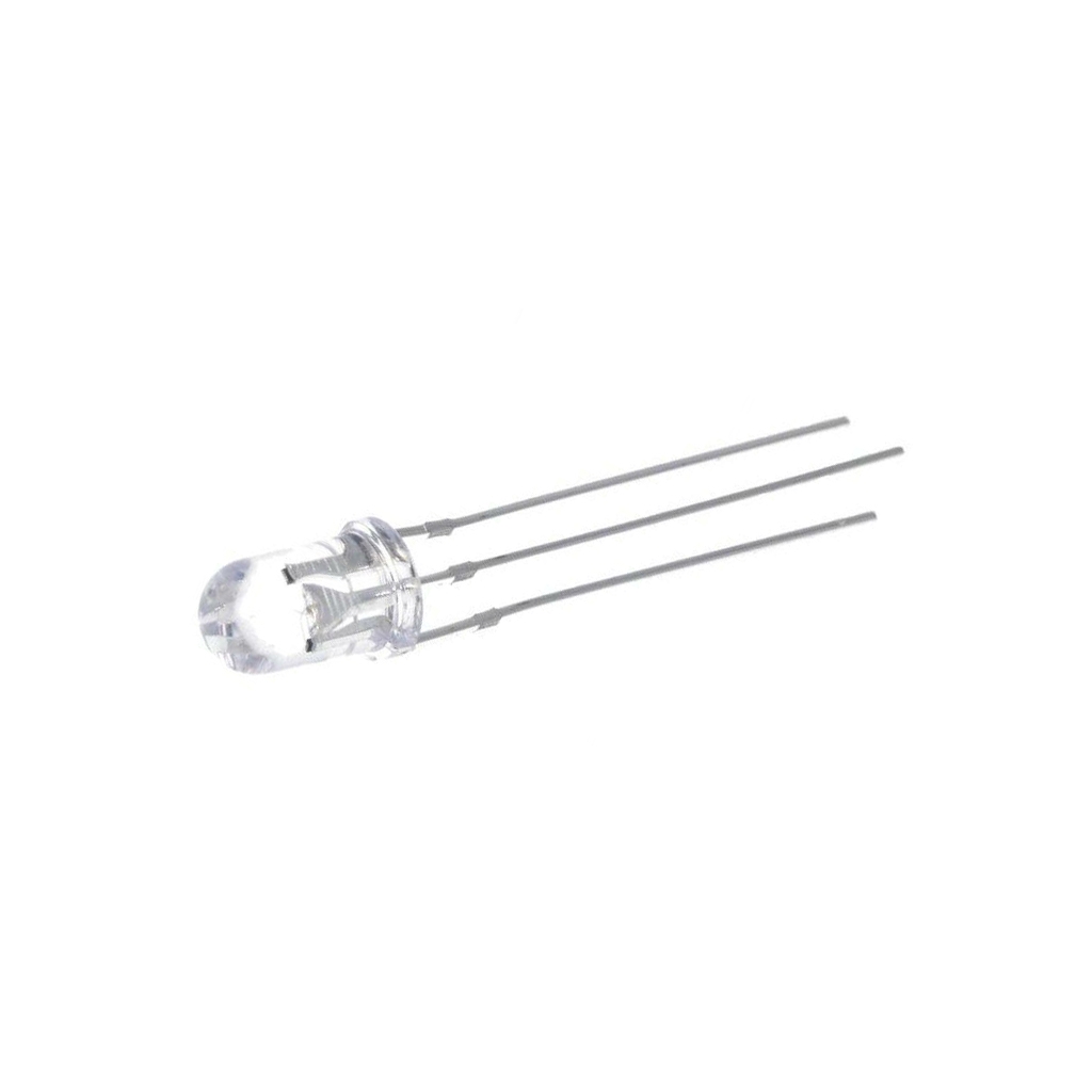 OPTOSUPPLY LED; red/blue; 5mm; 30°; Front: