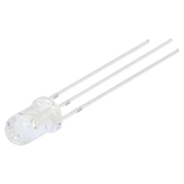OPTOSUPPLY LED; red/blue; 5mm; 30°; Front: