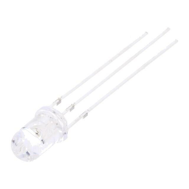 OPTOSUPPLY LED; red/blue; 5mm; 30°; Front: