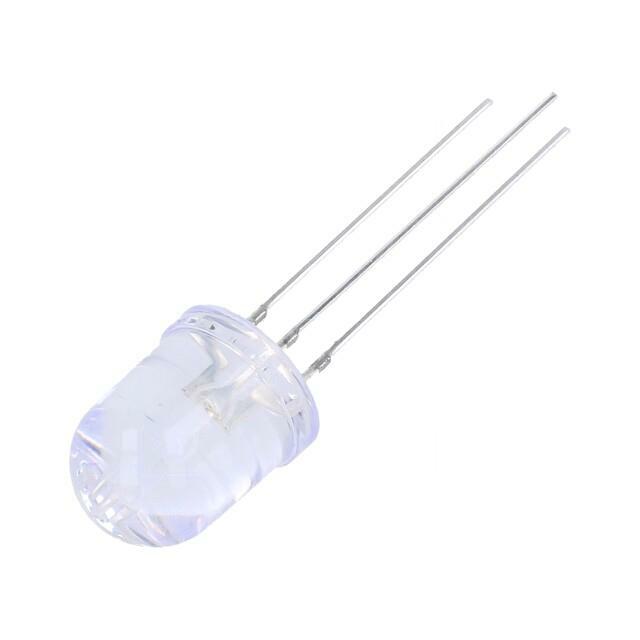 OPTOSUPPLY LED; red/green; 10mm; 30°; Front: