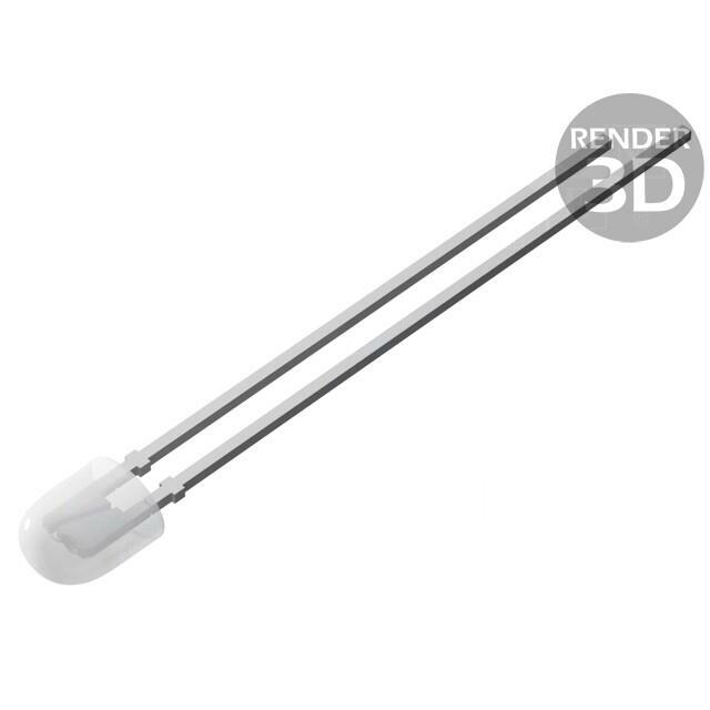 OPTOSUPPLY LED; red; oval; 3.9x3
